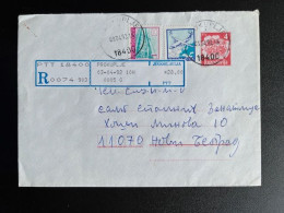 JUGOSLAVIJA YUGOSLAVIA 1992 REGISTERED LETTER PROKUPLJE TO BELGRADE BEOGRAD 03-04-1992 - Brieven En Documenten