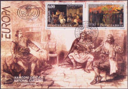 Europa CEPT 1998 Yougoslavie - Jugoslawien - Yugoslavia FDC Y&T N°2714 à 2715 - Michel N°2855 à 2856 - 1998