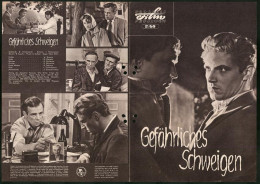 Filmprogramm PFP Nr. 8 /60, Gefährliches Schweigen, W. Gussew, M. Menglet, Regie: Viktor Shilin  - Magazines