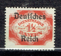 Timbre De Service De 1920 Surchargé - Service