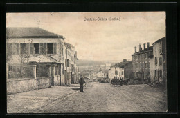 CPA Chateau-Salins, Vue Générale, Vue De La Rue  - Chateau Salins