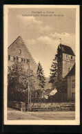 AK Eberbach A. Neckar, Amtsgericht Früher Kellerei Und Pulverturm  - Eberbach