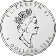 Canada, Elizabeth II, 5 Dollars, 1994, Royal Canadian Mint, Argent, SPL+, KM:187 - Canada