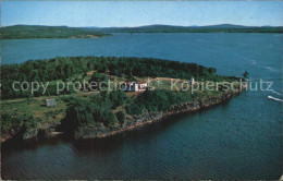 72482905 Stockton_Springs Fort Point Light House Penobscot River Fort Pownal Aer - Other & Unclassified