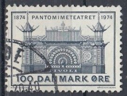 DENMARK 563,used,falc Hinged - Oblitérés