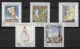 Czechoslovakia 1971 MiNr. 2032 - 2036 National Galleries (VI) Art, Painting, Albrecht Dürer 5v  MNH**  6.00 € - Gravures