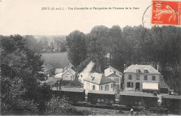 JOUY - Vue D'ensemble Et Perspective De L'Avenue De La Gare - Très Bon état - Jouy