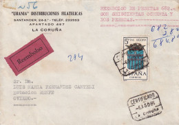 CARTA  1965 REEMBOLSO CERTIFICADO    CORUÑA - Brieven En Documenten