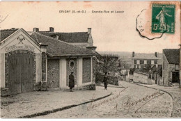 GRIGNY: Grande Rue Et Lavoir - état - Grigny