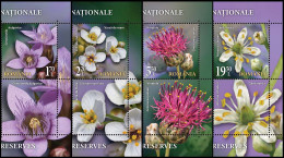 2021, Romania , Flora Of National Nature Reserves, Flowers, Plants, MNH(**), LPMP 2318 (1)-2318 (4) - Unused Stamps