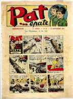 Périodique « PAT…épate » - Hebdomadaire N° 37 Du 12/09/1948 - A Suivre