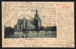 AK Stralsund, Blick Auf Die Marienkirche  - Stralsund