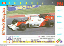 Bh33 1995 Formula 1 Gran Prix Collection Card Lauda N 33 - Catalogues