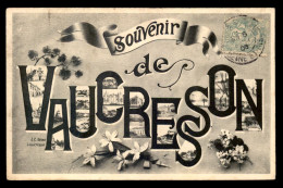 92 - VAUCRESSON - SOUVENIR LETTRES MULTIVUES - Vaucresson