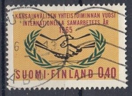 FINLAND 597,used,falc Hinged - Gebruikt