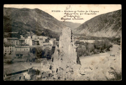 26 - NYONS - ROCHERS ET VALLEE DE L'AYGUES - Nyons