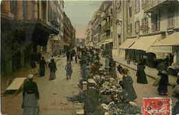 06 - Nice - Marché Aux Fleurs - Animée - CPA - Voir Scans Recto-Verso - Marchés, Fêtes