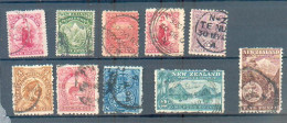 D 47 - N. Z. - YT  94-96-97-98-100-103-105-106-107-110  ° Obli  - Dentelure Imparfaite - Used Stamps