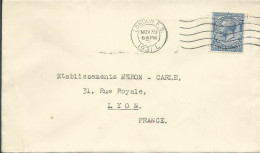 GRANDE BRETAGNE 2P50 LONDRES POUR LYON ( RHONE ) DE 1931 LETTRE COVER - Brieven En Documenten