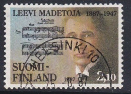 100th Birthday Of Leevi Madetoja - 1987 - Used Stamps