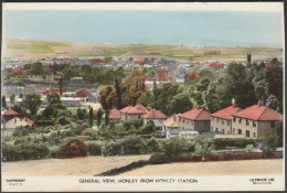 General View, Honley From Honley Station, Yorkshire, C.1960 - Lilywhite RP Postcard - Autres & Non Classés