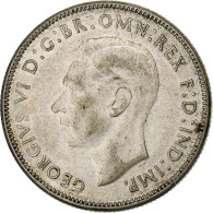 Australie, George VI, Florin, 1946, Melbourne, Billon, TTB+, KM:40a - Florin