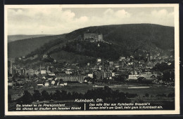 AK Kulmbach /Ofr., Ortsansicht Mit Plassenburg  - Kulmbach