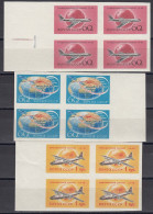 USSR 1958 - Avions(1), Mi-Nr. 2106/08B, Bloc Of Four, MNH** - Unused Stamps