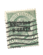 (COLONIE E POSSEDIMENTI) 1917, UFFICI POSTALI IN CINA, PECHINO, SOPRASTAMPATI, 2c SU 5c - 1 Francobollo Usato - Pékin