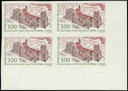 ** FRANCE - Non Dentelés - 3108a, Bloc De 4 Cdf (50 Exemplaires Connus): Basilique St. Maurice - Unclassified