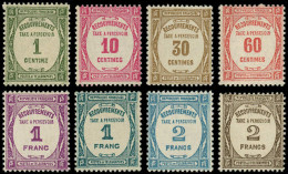 ** FRANCE - Taxe - 55/62, Complet 8 Valeurs: Recouvrements - 1859-1959 Neufs