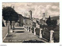 BASSANO  DEL  GRAPPA:  VIALE  DEI  MARTIRI  E  CASTELLO  ECCELINIANO  -  FOTO  -  FG - Vicenza