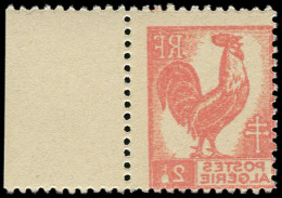 ** ALGERIE - Poste - 220, Impression Recto-verso: 2f. Coq (Maury) - Neufs