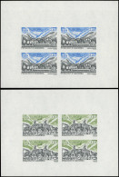 ** ANDORRE - Poste - 348/49, 2 Feuillets De 4 Non Dentelés: Europa 86, Nature - Other & Unclassified