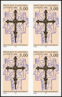 ** ANDORRE - Poste - 473, Bloc De 4 Non Dentelé, (non Répertorié): Croix De Saint Jacques - Autres & Non Classés