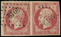 O LEVANT FRANCAIS - Poste - France 17, Paire, PC 4012, Salonique: 50c. - Altri & Non Classificati