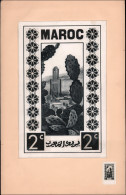 MAQ MAROC - Epreuves D'Artiste - (1933/1935), Ensemble De 11 Maquettes + Réduction Photo, Grand Format (300 X 195), Encr - Other & Unclassified