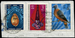 O NOUVELLES-HEBRIDES - Poste - 478A + 476/77, Sur Fragment Obl. 29/11/77 - Altri & Non Classificati