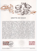 - Document Premier Jour LA GROTTE DE NIAUX (Ariège) 7.7.1979 - - Vor- Und Frühgeschichte