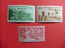 55 SUDAN - SOUDAN FRANCAISE 1942 / AYUDA  PROTECCION De La INFANCIA  / YVERT PA 6 / 8  MNH - Ungebraucht