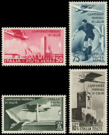 ** ITALIE - Poste Aérienne - 64/67, Complet 4 Valeurs: 2ème Coupe Du Monde De Football 1934 (Sas A 69/72) - Luchtpost