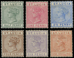 * SAINTE LUCIE - Poste - 25/30, Complet: Victoria - St.Lucia (...-1978)