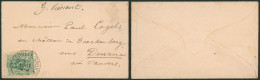 émission 1884 - N°45 Sur Lettre Obl Simple Cercle "Etterbeek (Brux.)" > Deurne - 1884-1891 Leopoldo II