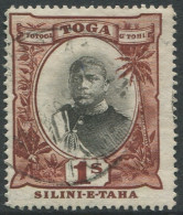 Tonga 1897 SG50 1/- King George II Type II #2 FU - Tonga (1970-...)