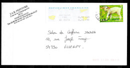 P245 - N° 3900 SUR LETTRE DE VIGY DU 02/10/06 - AB PEINTURE - Storia Postale