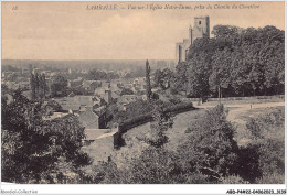 ABDP4-22-0317 - LAMBALLE - Vue Sur L'Eglise Notre Dame Prise Du Chemin Du Cimetiere - Lamballe