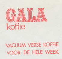 Meter Cover Netherlands 1971 Coffee - Gala - Vacuum Fresh - Bolsward - Other & Unclassified