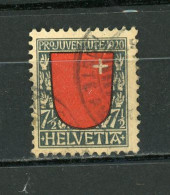 SUISSE - PRO JUVENTUTE 1920 - N° Yt 176 Obli. - Gebraucht