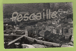 66 PYRENEES ORIENTALES - CP AMELIE LES BAINS - CENTRE DE VILLE 2nd PLAN HOPITAL MILITAIRE LES THERMES GORGES DU MONDONY - Amélie-les-Bains-Palalda