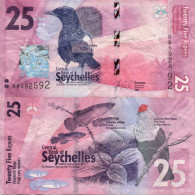 Seychelles / 25 Rupees / 2016 / P-48(a) / VF - Seychelles